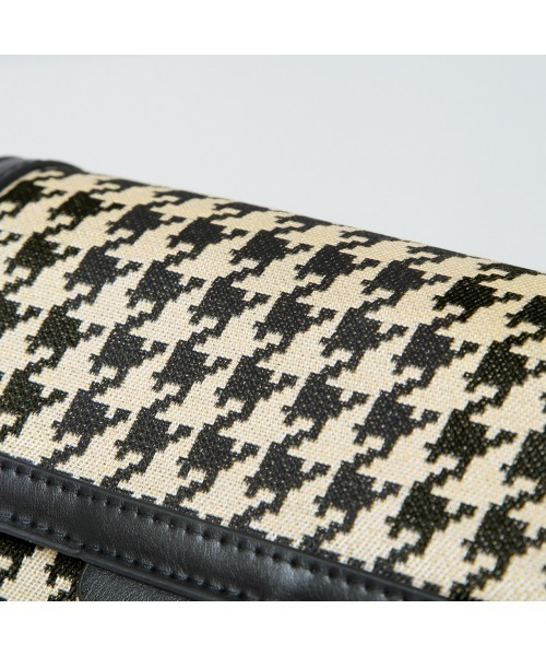 Julia Boutique（ジュリアブティック）の「千鳥柄ショルダーバッグ（ショルダーバッグ・レディース・ブラック・ONE）」の11枚目の写真