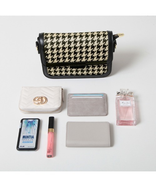 Julia Boutique（ジュリアブティック）の「千鳥柄ショルダーバッグ（ショルダーバッグ・レディース・ブラック・ONE）」の16枚目の写真