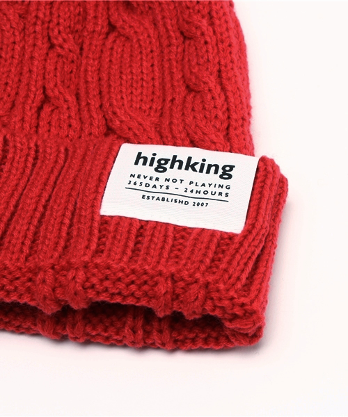 highking（ハイキング）の「pygmy　cap（ニットキャップ/ビーニー・キッズ・ネイビー/マスタード/レッド・ﾌﾘ-）」の8枚目の写真