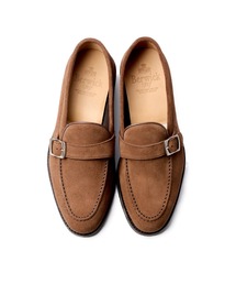 Berwick ブラックスエード ローファー 5611　メンズ Berwick1707 | シングルモンクストラップローファー