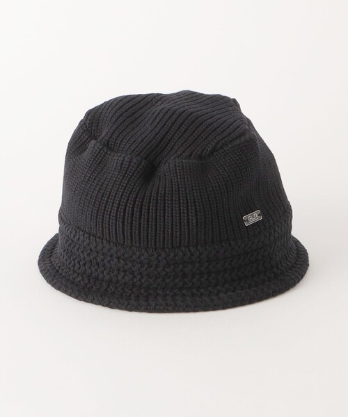 green label relaxing（グリーンレーベルリラクシング）の「GLR ロゴ ニット バケットハット（ハット・メンズ・ブラック/ダークブラウン・FREE）」の17枚目の写真