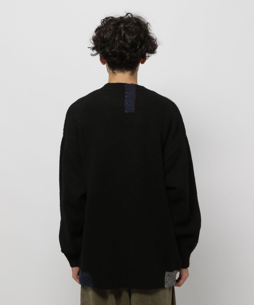 niko and...(ニコアンド)の「ポイントカラーニットプルオーバー(ニット/セーター・メンズ・イエロー/ブラック/アイボリー/ブルー・MEDIUM/LARGE)」の19枚目の写真