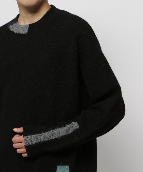 niko and...(ニコアンド)の「ポイントカラーニットプルオーバー(ニット/セーター・メンズ・イエロー/ブラック/アイボリー/ブルー・MEDIUM/LARGE)」の21枚目の写真