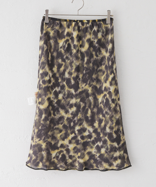 Spick & Span（スピックアンドスパン）の「DELIY / デリー MOSAIC PRINT LAYERED SKIRT DLY-065135（スカート・レディース・ブラック・FREE）」の3枚目の写真