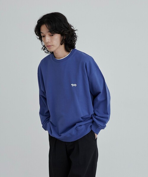 PENNEYS(ぺニーズ)の「Penneys(ぺニーズ)別注クリアコットンクルーネックスウェット(スウェット・メンズ・ライトグレー/コバルトブルー/ネイビー・S/M/L/XL)」の20枚目の写真