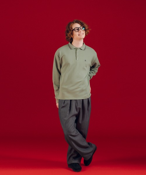 MUHET(ミュエータ)の「ワイドスラックスパンツ(スラックス・レディース・チャコールグレー/ブラウン・SMALL/MEDIUM/LARGE/X-LARGE)」の15枚目の写真