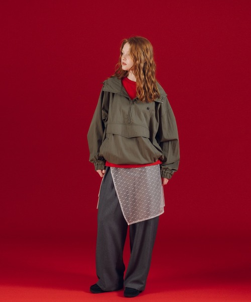 MUHET(ミュエータ)の「ワイドスラックスパンツ(スラックス・レディース・チャコールグレー/ブラウン・SMALL/MEDIUM/LARGE/X-LARGE)」の9枚目の写真