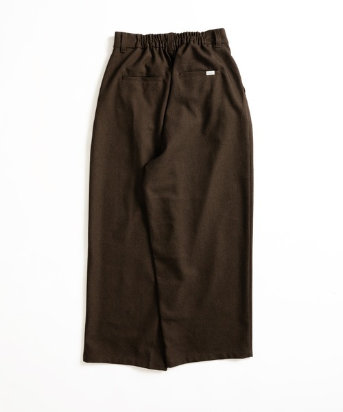 MUHET(ミュエータ)の「ワイドスラックスパンツ(スラックス・レディース・チャコールグレー/ブラウン・SMALL/MEDIUM/LARGE/X-LARGE)」の18枚目の写真