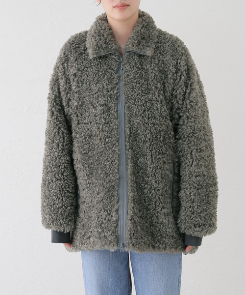 Needles（ニードルス）の「【NEEDLES/ニードルズ】 S.C.fur jacket PU219（その他アウター・レディース・チャコールグレー・SMALL）」の15枚目の写真