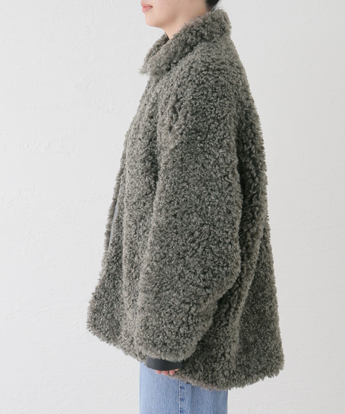 Needles（ニードルス）の「【NEEDLES/ニードルズ】 S.C.fur jacket PU219（その他アウター・レディース・チャコールグレー・SMALL）」の16枚目の写真