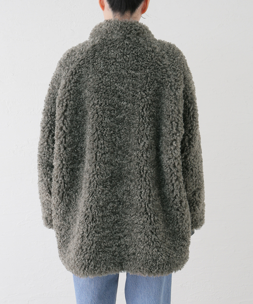 Needles（ニードルス）の「【NEEDLES/ニードルズ】 S.C.fur jacket PU219（その他アウター・レディース・チャコールグレー・SMALL）」の17枚目の写真