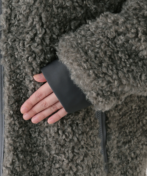 Needles（ニードルス）の「【NEEDLES/ニードルズ】 S.C.fur jacket PU219（その他アウター・レディース・チャコールグレー・SMALL）」の21枚目の写真