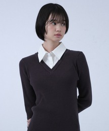 KNIT SHIRT/ニットシャツ