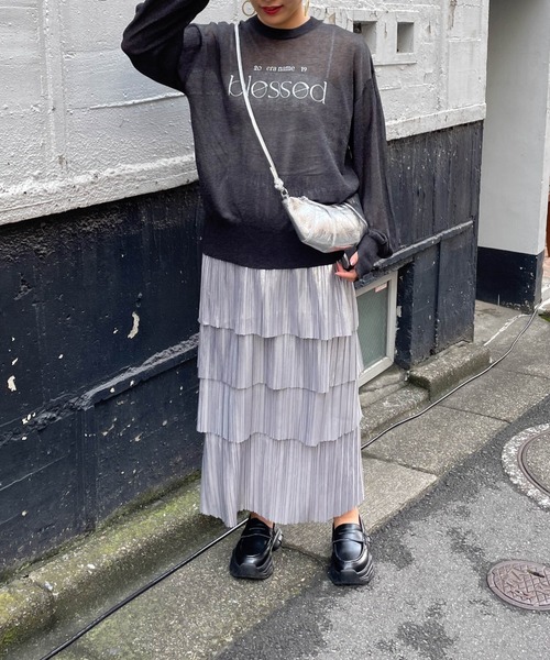 ketty（ケティ）の「クロワッサンショルダーバッグ（ショルダーバッグ・レディース・シルバー系その他/ブラック・FREE）」の6枚目の写真