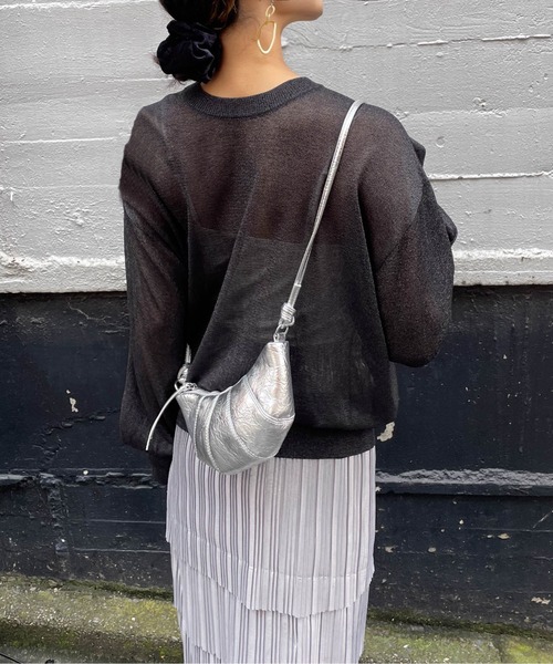 ketty（ケティ）の「クロワッサンショルダーバッグ（ショルダーバッグ・レディース・シルバー系その他/ブラック・FREE）」の11枚目の写真