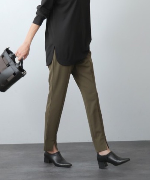 Bou Jeloud(ブージュルード)の「ストレートカットパンツ(その他パンツ・レディース・カーキ/ブラック/キャメル・38/36/40)」の3枚目の写真