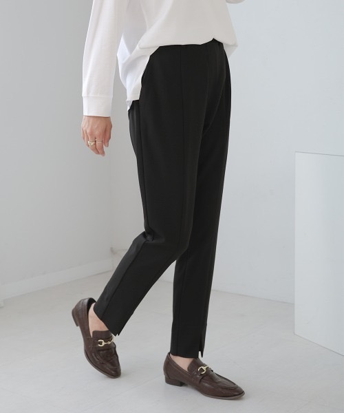 Bou Jeloud(ブージュルード)の「ストレートカットパンツ(その他パンツ・レディース・カーキ/ブラック/キャメル・38/36/40)」の2枚目の写真