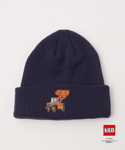 green label relaxing（グリーンレーベルリラクシング）の「【別注】＜TOMICA＞ニットキャップ / 帽子 / キッズ（ニットキャップ/ビーニー・キッズ・ピンク/ライム/コバルトブルー/ネイビー・FREE(53-55cm)）」の3枚目の写真