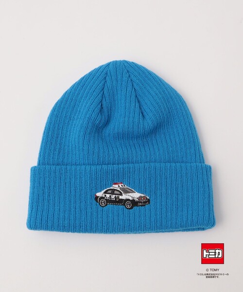 green label relaxing（グリーンレーベルリラクシング）の「【別注】＜TOMICA＞ニットキャップ / 帽子 / キッズ（ニットキャップ/ビーニー・キッズ・ピンク/ライム/コバルトブルー/ネイビー・FREE(53-55cm)）」の4枚目の写真