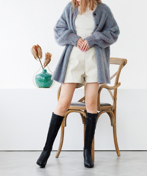 Noubel Voug Relax（ヌーベルヴォーグリラックス）の「Noubel Voug Relaxストレッチロングブーツ（ブーツ・レディース・ブラック・S/M/L/LL/3L）」の6枚目の写真