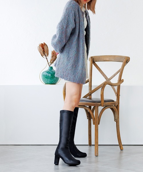 Noubel Voug Relax（ヌーベルヴォーグリラックス）の「Noubel Voug Relaxストレッチロングブーツ（ブーツ・レディース・ブラック・S/M/L/LL/3L）」の8枚目の写真