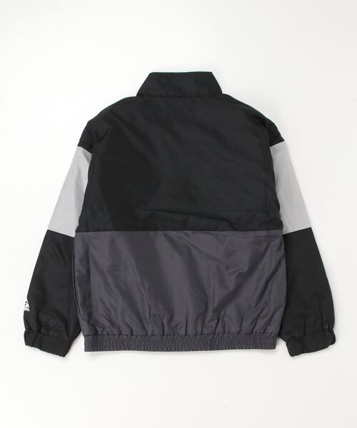 GERRY（ジェリー）の「【30】〔GERRY/ジェリー〕撥水ポリエステルタフタ 裏フリース トレーニングジャケット（ナイロンジャケット・キッズ・ブラック/カーキ・130/140/150/160）」の13枚目の写真