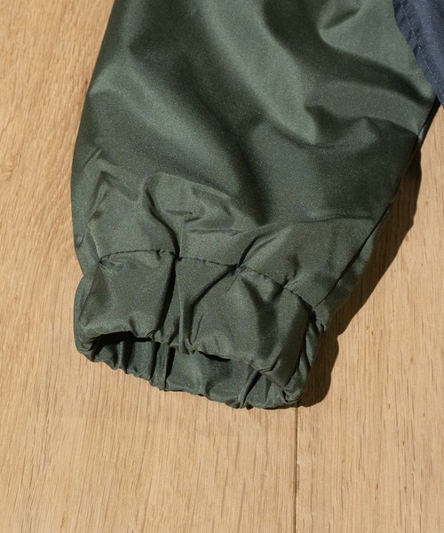 GERRY（ジェリー）の「【30】〔GERRY/ジェリー〕撥水ポリエステルタフタ 裏フリース トレーニングジャケット（ナイロンジャケット・キッズ・ブラック/カーキ・130/140/150/160）」の7枚目の写真