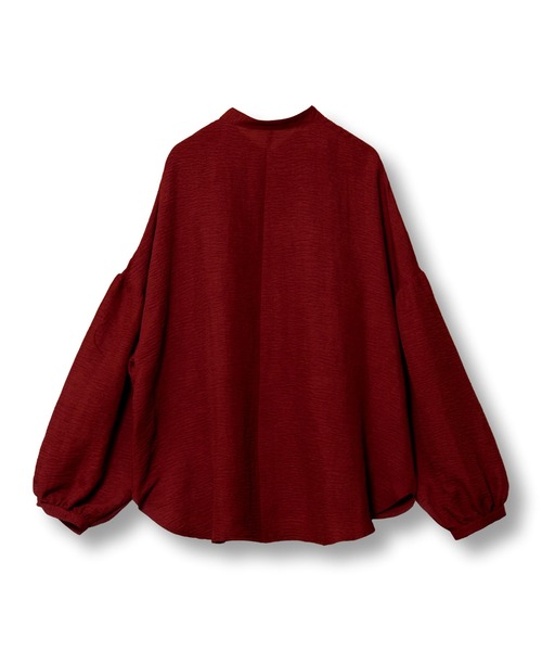 【セール】ギャザースリーブブラウス（シャツ/ブラウス）｜OSMOSIS（オズモーシス）