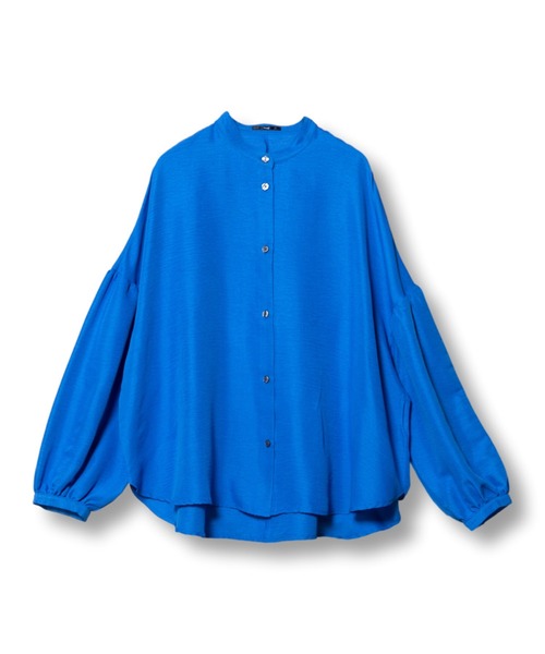 【セール】ギャザースリーブブラウス（シャツ/ブラウス）｜OSMOSIS（オズモーシス）