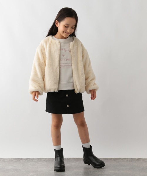 GLOBAL WORK Smile Seed Store(グローバルワーク スマイルシードストア)の「洗えるファージップブルゾン/キッズ/145420(ブルゾン・キッズ・ブルー/ブラウン/オフホワイト・110cm/150cm/120cm/130cm/140cm)」の19枚目の写真