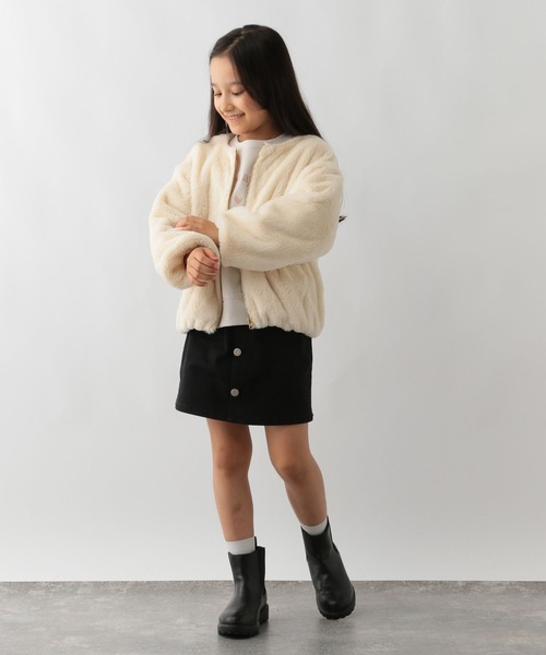 GLOBAL WORK Smile Seed Store(グローバルワーク スマイルシードストア)の「洗えるファージップブルゾン/キッズ/145420(ブルゾン・キッズ・ブルー/ブラウン/オフホワイト・110cm/150cm/120cm/130cm/140cm)」の20枚目の写真