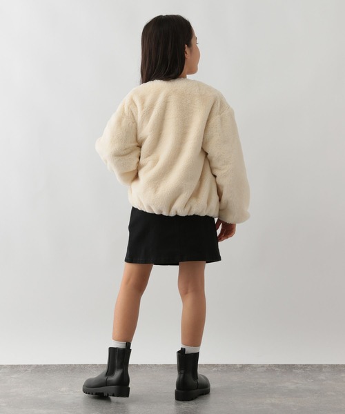 GLOBAL WORK Smile Seed Store(グローバルワーク スマイルシードストア)の「洗えるファージップブルゾン/キッズ/145420(ブルゾン・キッズ・ブルー/ブラウン/オフホワイト・110cm/150cm/120cm/130cm/140cm)」の21枚目の写真