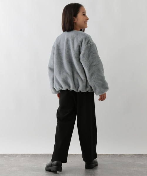 GLOBAL WORK Smile Seed Store(グローバルワーク スマイルシードストア)の「洗えるファージップブルゾン/キッズ/145420(ブルゾン・キッズ・ブルー/ブラウン/オフホワイト・110cm/150cm/120cm/130cm/140cm)」の9枚目の写真