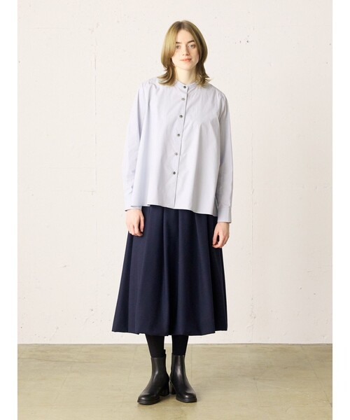 ミディウミ 24AW ウールバルーンスカート 定番人気 MIDIUMI（ミディウミ） ウール バルーンスカート / ロングスカート