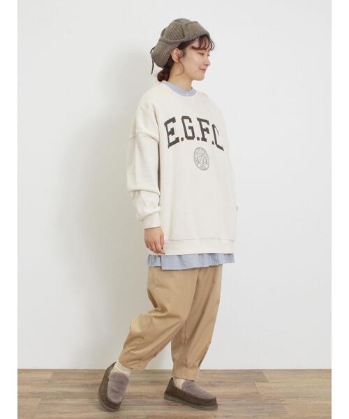 Samansa Mos2（サマンサ モスモス）の「ウエスト切替タックチュニック（チュニック・レディース・オフホワイト/チャコールグレー/グリーン/ブルー・F）」の8枚目の写真