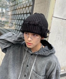 XU ビーニー XU ニット帽 ニットキャップ 「XU」design beanie 2 メンズ