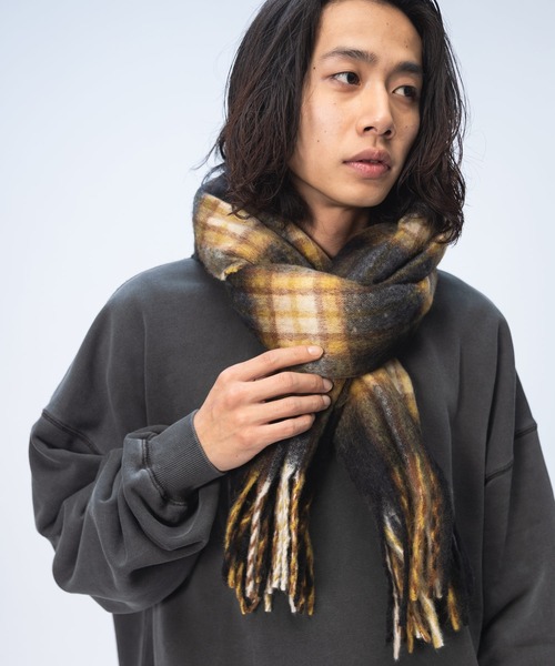 GGロゴパターン ブラウンマフラー GUCCI GGパターン マフラー ブラウン系 GUCCI GGパターン マフラー