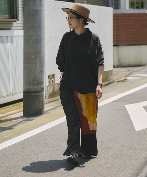 studio CLIP（スタディオクリップ）の「【CLIP BY STAFF】襟付き裏毛ロゴスウェット（スウェット・レディース・オフホワイト/ライトグレー/ライトブルー/ブラック・FREE）」の12枚目の写真