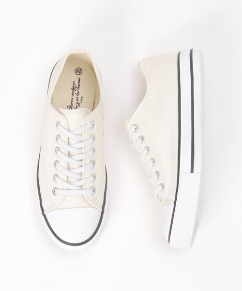 ikka（イッカ）の「【伸びる靴ひも】撥水キャンバススニーカー（スニーカー・レディース・ホワイト/ダークベージュ/オレンジ/ブルー/ブラック・M/L/XL）」の21枚目の写真