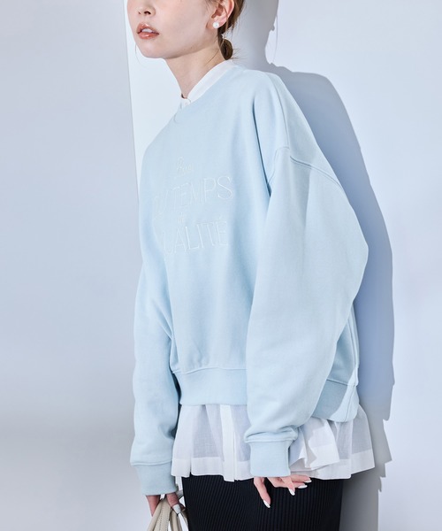 セール】ロゴ刺繍スウェット/吸水速乾・リンクコーデ（スウェット