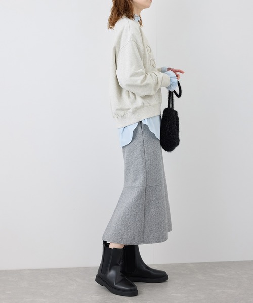 ROPE' PICNIC（ロペピクニック）の「ロゴ刺繍スウェット/吸水速乾・リンクコーデ（スウェット・レディース・グレー系その他/サックスブルー/ライトグレー/ピンク・38）」の12枚目の写真