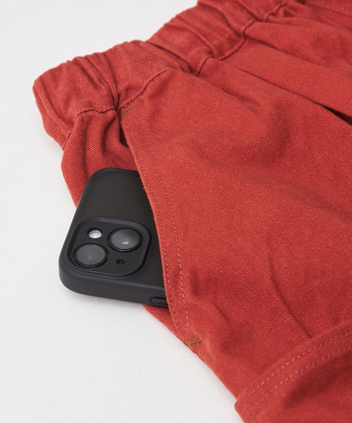 CUBE SUGAR（キューブシュガー）の「ピーチ起毛ツイルタックギャザースカート（スカート・レディース・レッド/ブラック/マルチ/ナチュラル/ブルー・M）」の20枚目の写真