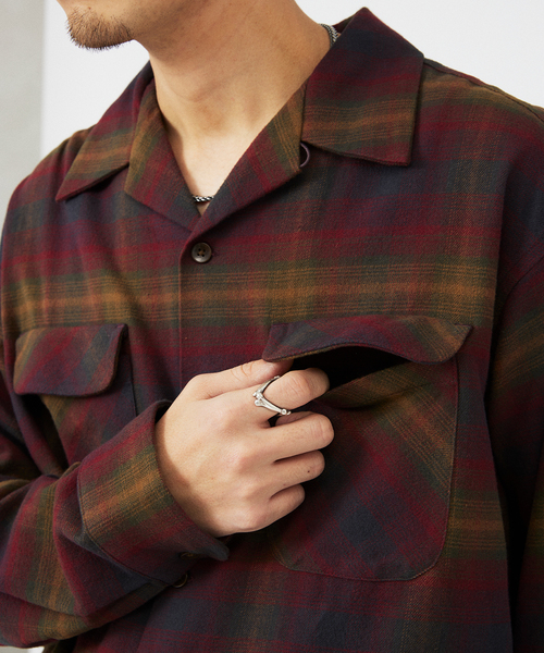 PENDLETON / ペンドルトン 別注コットンシャギー オープンカラーシャツ（シャツ/ブラウス）｜PENDLETON（ペンドルトン）
