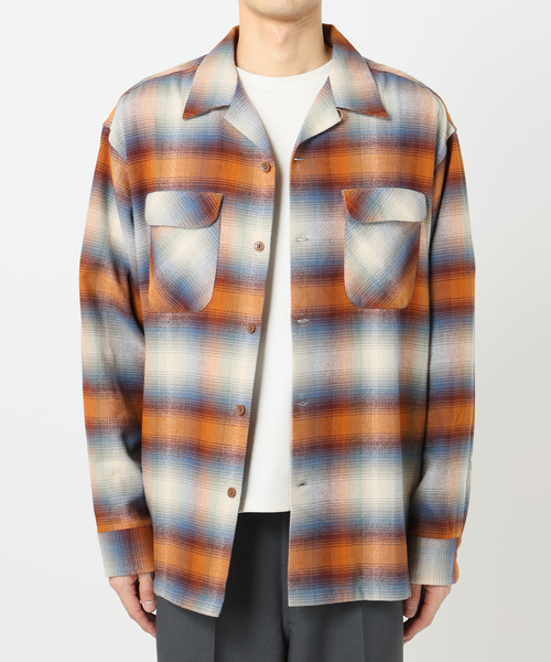 PENDLETON / ペンドルトン コットンシャギー オープンカラーシャツ PENDLETON / ペンドルトン 別注コットンシャギー オープンカラー