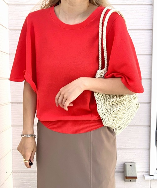 Q(キュー)の「クロッシェリボントート(トートバッグ・レディース・アイボリー/ブラック・ONE SIZE)」の15枚目の写真