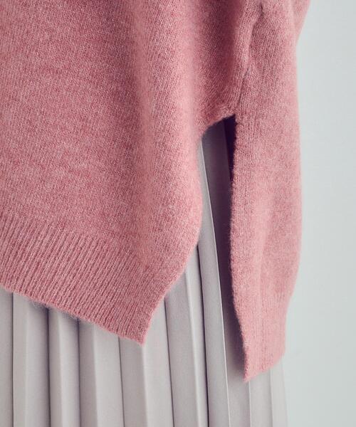 セール】ふんわりやわらか変形Vネックニット（ニット/セーター）｜SHOO