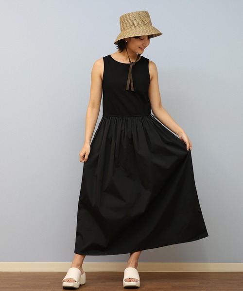ムラサキスポーツ(ムラサキスポーツ)の「RIKKA FEMME/リッカファム ワンピース RF25SS24(ワンピース・レディース・ブラック/カーキ・FREE)」の8枚目の写真