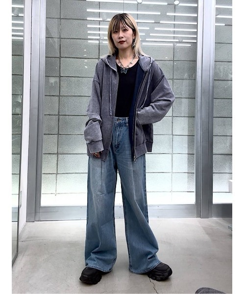 セール】FadeカラーZIPフーディ/321477（パーカー）｜JEANASIS