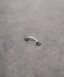EVER METAL サージカルステンレス 316L アレルギー対応 ボディピアス エッジデザイン バナナバーベル 日本製