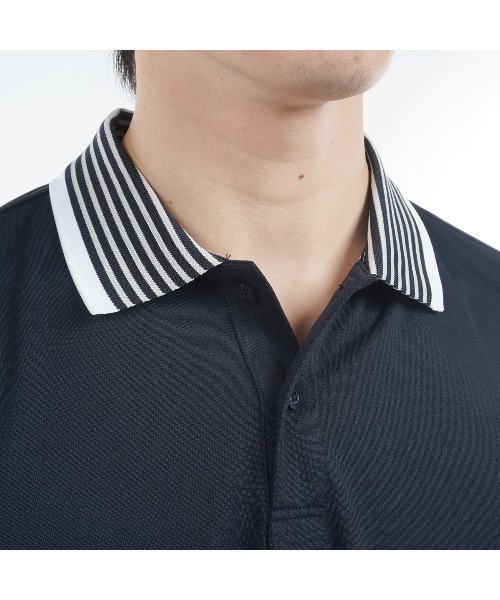 TOMMY HILFIGER GOLF（トミー ヒルフィガー ゴルフ）の「ｴｯｾﾝｼｬﾙｽﾄﾗｲﾌﾟｶﾗｰ 半袖ﾎﾟﾛ（ポロシャツ・メンズ・ホワイト/ピンク/レッド/ライム/ブラック/ネイビー・L/3L/LL/M）」の16枚目の写真